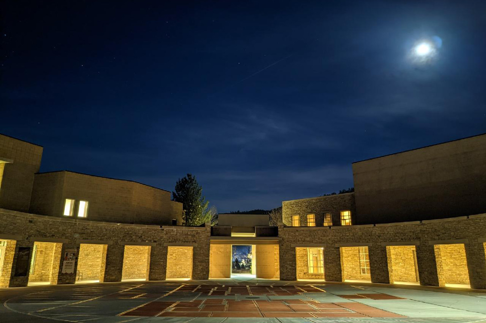 Center of Southwest Studies at night